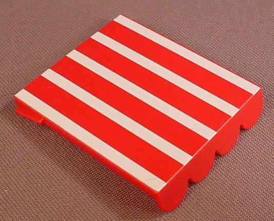Playmobil Red & White Striped Narrow Awning, Stripes, 5639, 30 64 0924