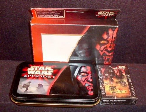 Star Wars Deck Of Playing Cards In Collector Tin, Episode 1, Cards