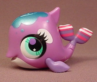 Littlest Pet Shop #2760 Purple Whale