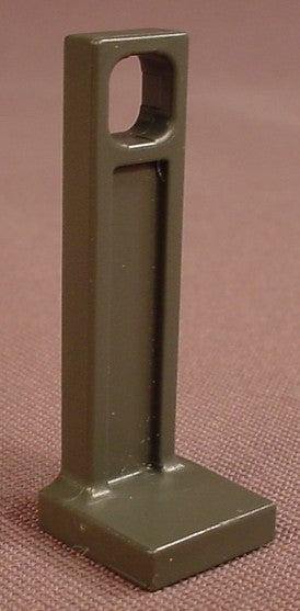 Playmobil Dark Gray Board Or Sign Post, A Sign Clips Into The Stand, 1 5/8 Inches Tall, System X, Signpost, 4304 5299 5689 5951 6343, Grey, 30 25 5730