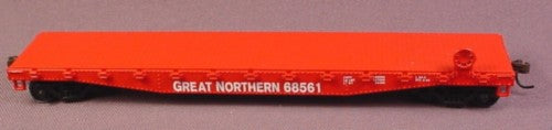 Oo Scale Gauge Red Metal Flatcar Flat Car, Great Northern 68561, Ra