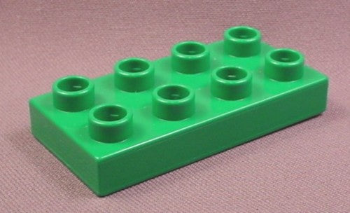 Lego Duplo 40666 Green 2X4 Plate, Zoo, Pirates, Thomas The Tank