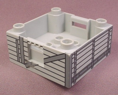 Lego Duplo 47423 Medium Stone Gray 4X4X1 1/2 Container Box