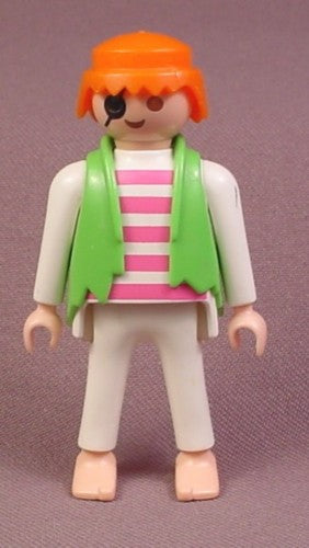 Playmobil Adult Male Pirate Figure With Red Hair And An Eye Patch