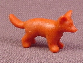 Playmobil Baby Fox Pup In A Standing Pose, 1 3/8 Inches Long