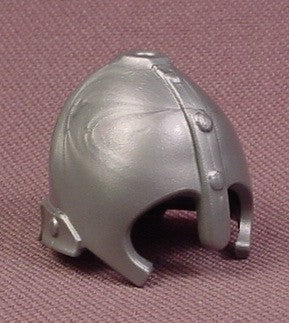 Playmobil Silver Gray Helmet With Cheek Nose & Neck Protectors