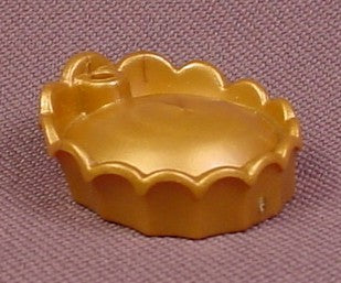 Playmobil Gold Crown Or Hat With Turned Up Scalloped Brim