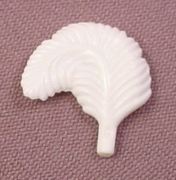 Playmobil Wide White Flat Feather That Curves To The Side, 3110
