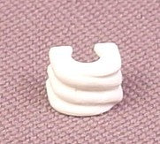 Playmobil White Ribbed Arm Cuff, 3368 3931 3950 3955 3993 4058 4150