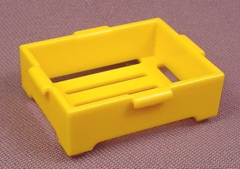 Playmobil Yellow Deep Crate Tray Made Of Slats