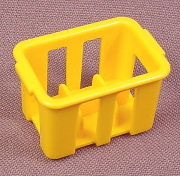 Playmobil Yellow Gold Case Or Crate For 6 Bottles