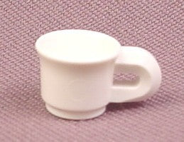 Playmobil White Coffee Or Tea Cup Mug With A Handle, 3230 3989