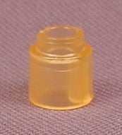 Playmobil Transparent Yellow Jar, 3/8" Tall, 3193 3200 3201 3207