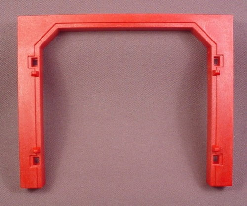 Playmobil Dark Red Roof Support Beam Wall Double Door Opening