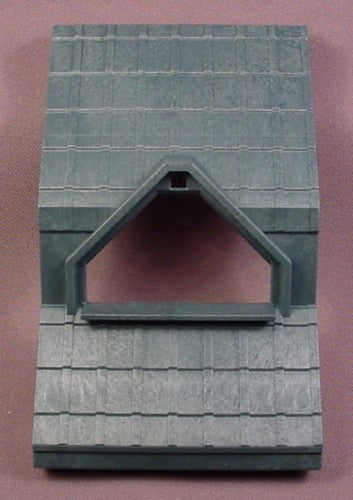 Playmobil Black Or Dark Gray Shingled Roof Section With 2 Levels