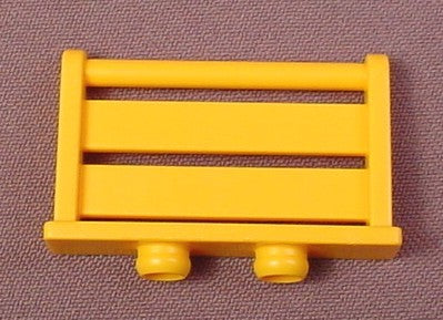 Playmobil Yellow Orange Low Stable Or Corral Wall, 1 3/4 Inches