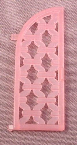 Playmobil Pink Arched Left Side Half Window Decorative Lattice
