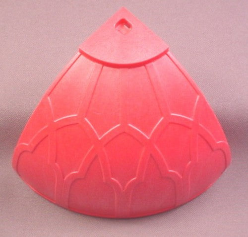 Playmobil Dark Pink Quarter Dome Curved Roof Section With Design