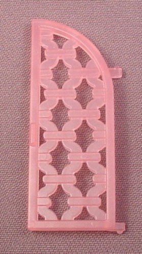 Playmobil Pink Arched Right Side Half Window Decorative Lattice