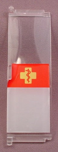 Playmobil Clear Door With Medical Symbol Sticker