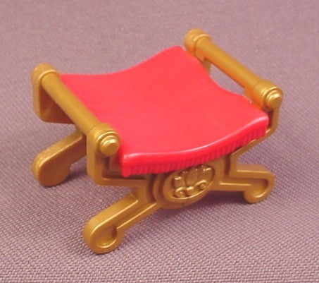 Playmobil Gold Dressing Room Stool With Fancy Carved Legs