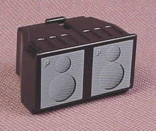 Playmobil Black Stereo Speakers, 3230 3966, 30 62 5740