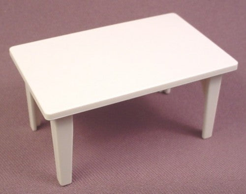 Playmobil White Rectangular Kitchen Table, 1 7/8" By 3", 4145 5763