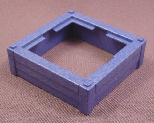 Playmobil Blue Wood Slat Flower Box, 1 3/4" Square, 3965 4480 4487
