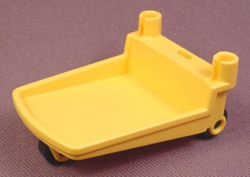 Playmobil Yellow Shopping Cart Bottom Platform With Wheels