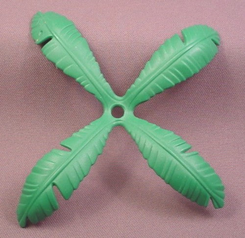 Playmobil Green Large Palm Tree Leaves Lower Section With Hole