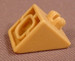Playmobil Light Brown Or Tan Triangular Shaped Connector With A System X Socket & Plug, Triangle, 4433, 30 25 1710