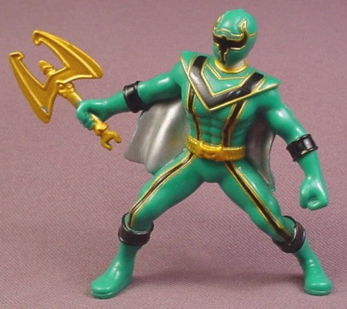 Power Rangers Mystic Force Green Ranger PVC Figure, 3 "  tall, 2005 B