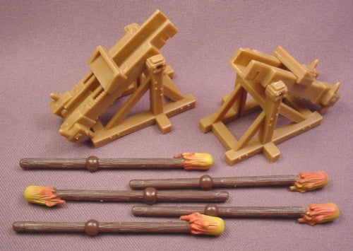 Medieval Castle 2 Assault Weapons with 5 Missiles, 2004 Blue Box