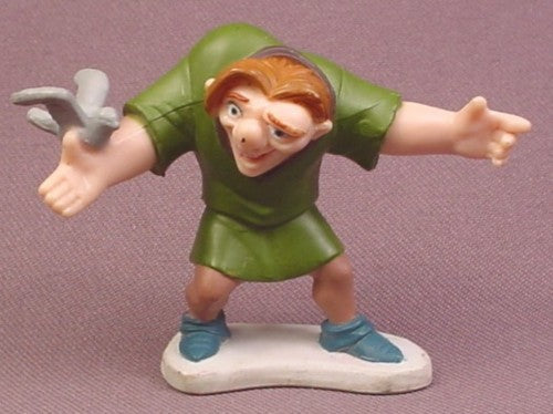 Disney Hunchback of Notre Dame Quasimodo With Bird PVC Figure