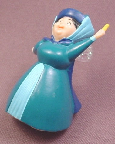 Disney Sleeping Beauty Merryweather Fairy PVC Figure, 2 1/2" tall