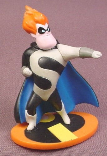 Disney The Incredibles Syndrome PVC Figure on Base, 3" tall