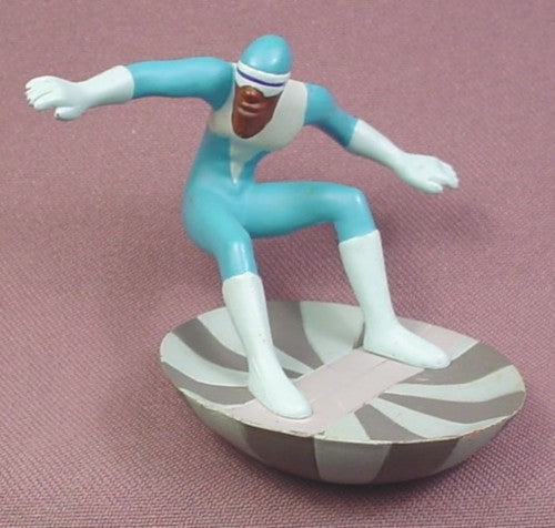 Disney The Incredibles Frozone PVC Figure on Base, 2 5/8" tall