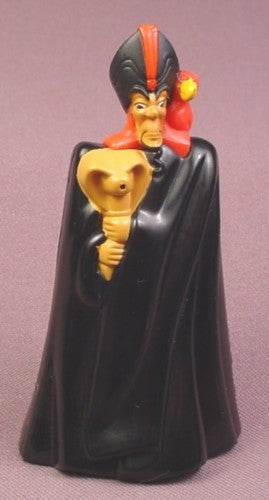 McDonalds Disney Aladdin Jafar Toy with Spitting Cobra, 3 3/4" tall