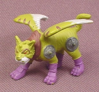 Digimon Mihiramon Tiger PVC Figure, 1 3/8" tall, 2001 Bandai