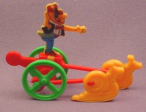 Kinder Surprise 1995 Cart Pulled by 2 Snails, K95N60