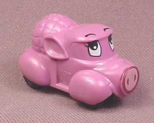 Kinder Surprise 1997 Purple Car with Pig Face, K97N89