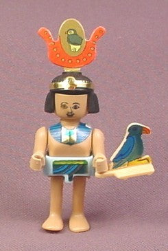 Kinder Surprise 1997 Egyptian Figure with Bird, K97N27