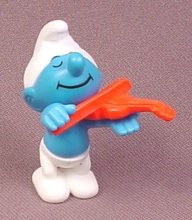 Kinder Surprise 1997 Smurf with Red Violin, K97N62