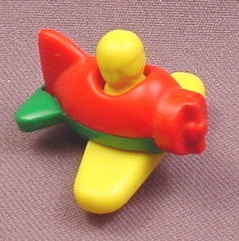 Kinder Surprise 1998 Yellow Red & Green Crayon Airplane, K98N05
