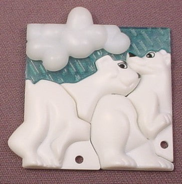 Kinder Surprise 1998 Plastic 3D Puzzle, Polar Bears, K98N14