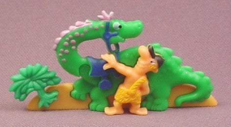 Kinder Surprise 2000 Plastic 3D Puzzle, Caveman & Dinosaur K00N10
