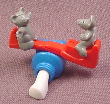 Kinder Surprise 2005 2 Mice on Toothpaste Seesaw, C-90