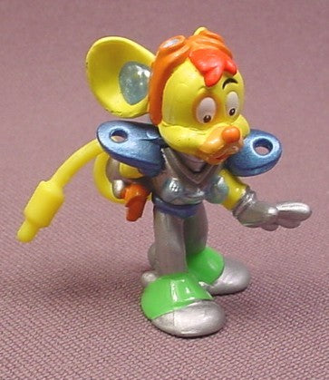 Kinder Surprise, 2002, Cybertop, Cybertop, #5, Yellow Mouse Alien