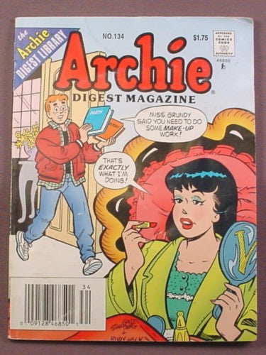 Archie Digest Magazine Comic #134, May 1995, Good Condition