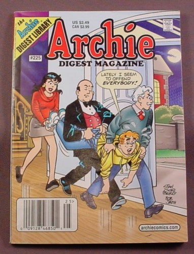 Archie Digest Magazine Comic #225, July 2006, Good Condition